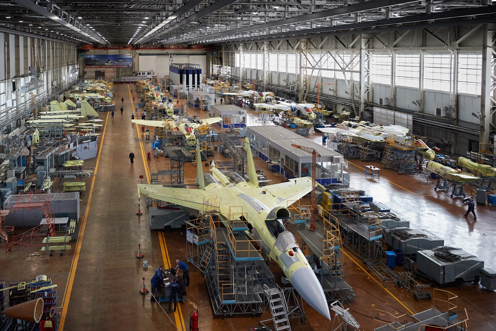 На авіазаводі, що виробляє Су-35С і Су-57, спалахнула пожежа