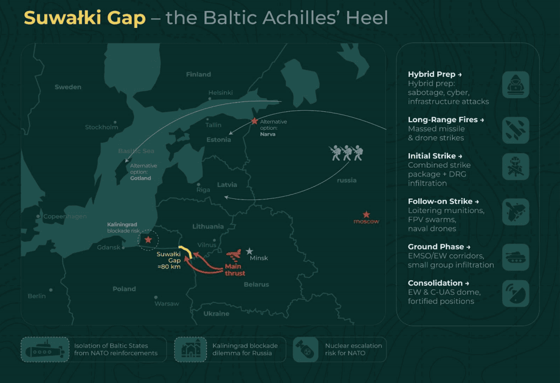 Potential vectors of Russian attacks on Europe. Infographics by Sahaidachnyi Security Center
