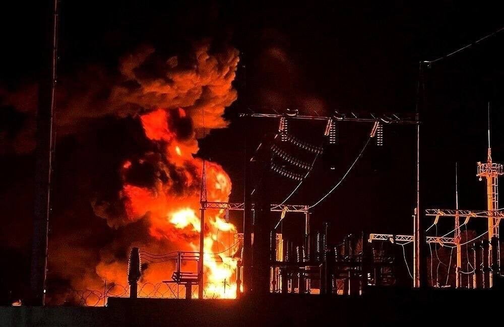 Drones Strike Enemy-Used Substation in Melitopol