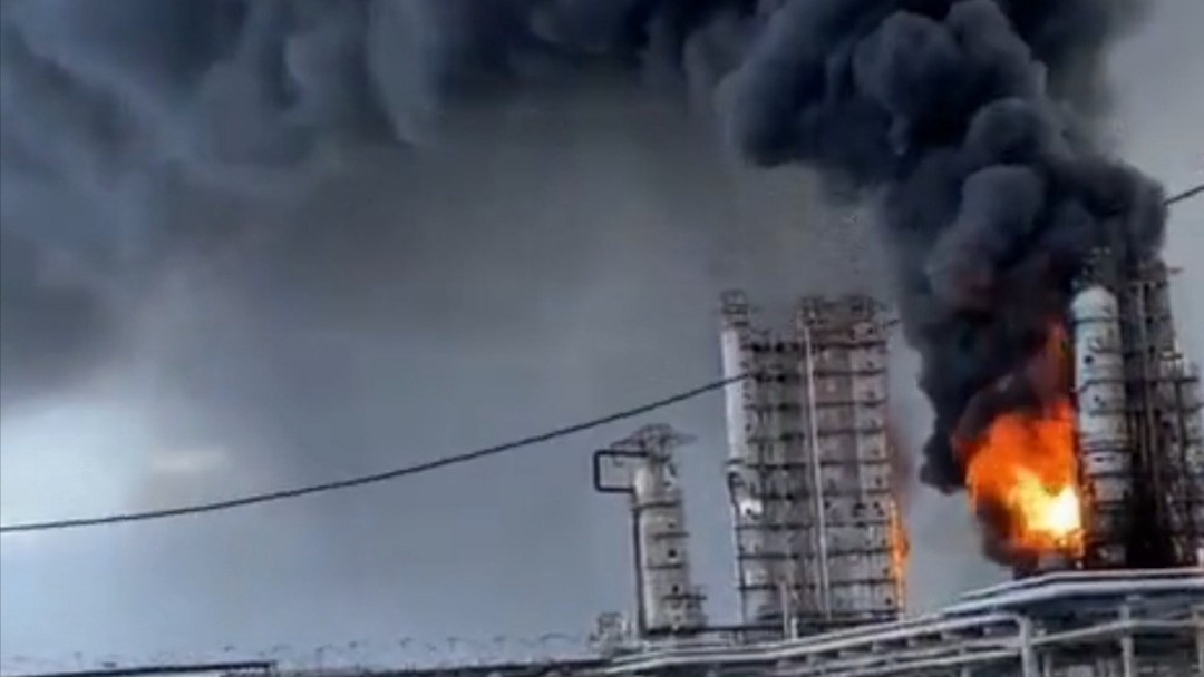 Liutyi Drones Hit Russian Oil Refinery in Perm