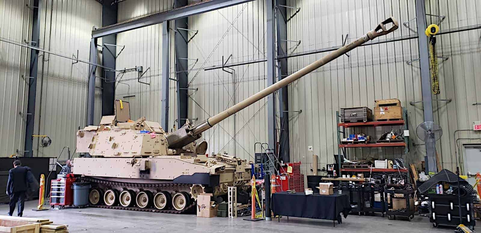 Prototype of the XM1299 self-propelled howitzer. Photo credits: Picatinny Arsenal, NJ