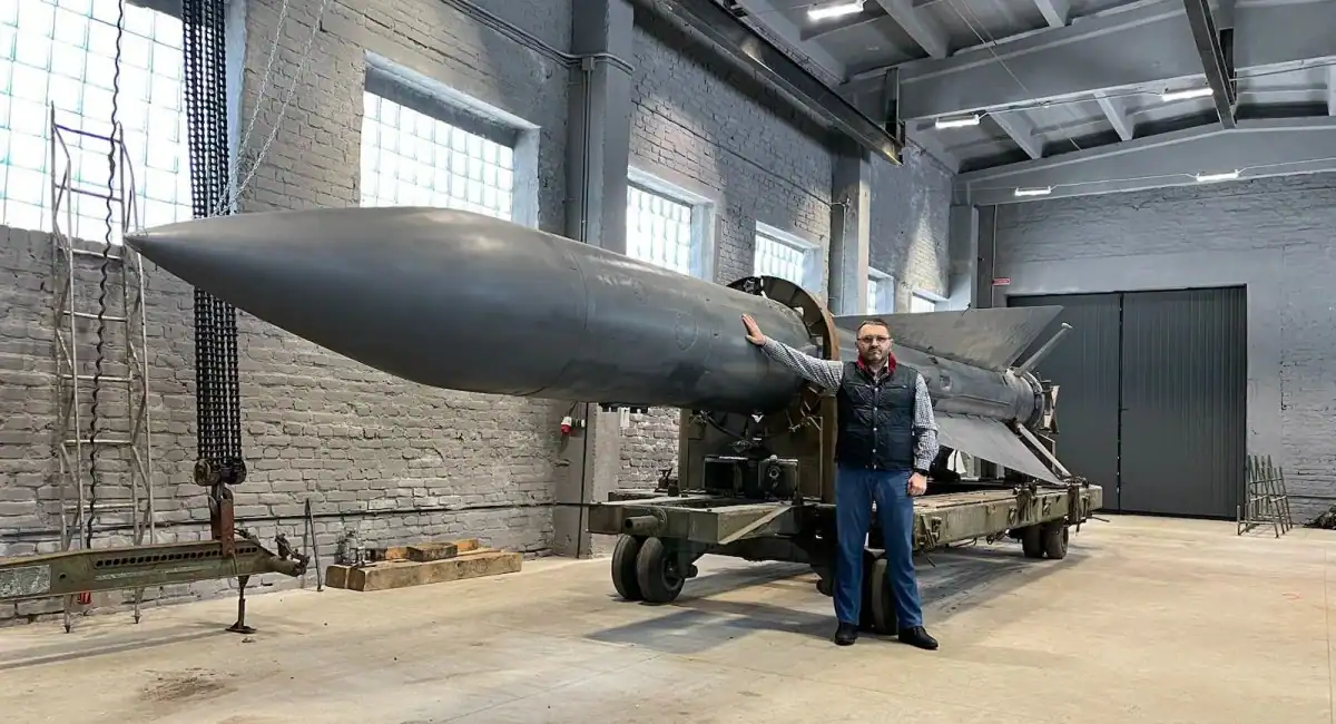 Prototype of the Boy Launcher rocket. Photo credits: Orbit Boy