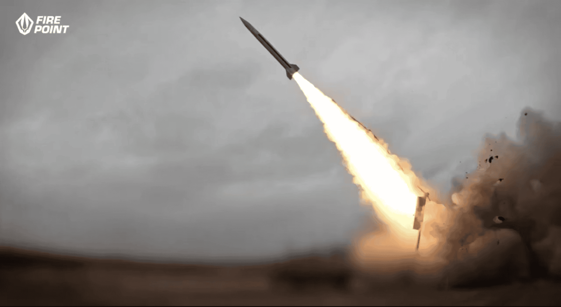 Launch of the FP-7 missile. Screenshot from Fire Point video