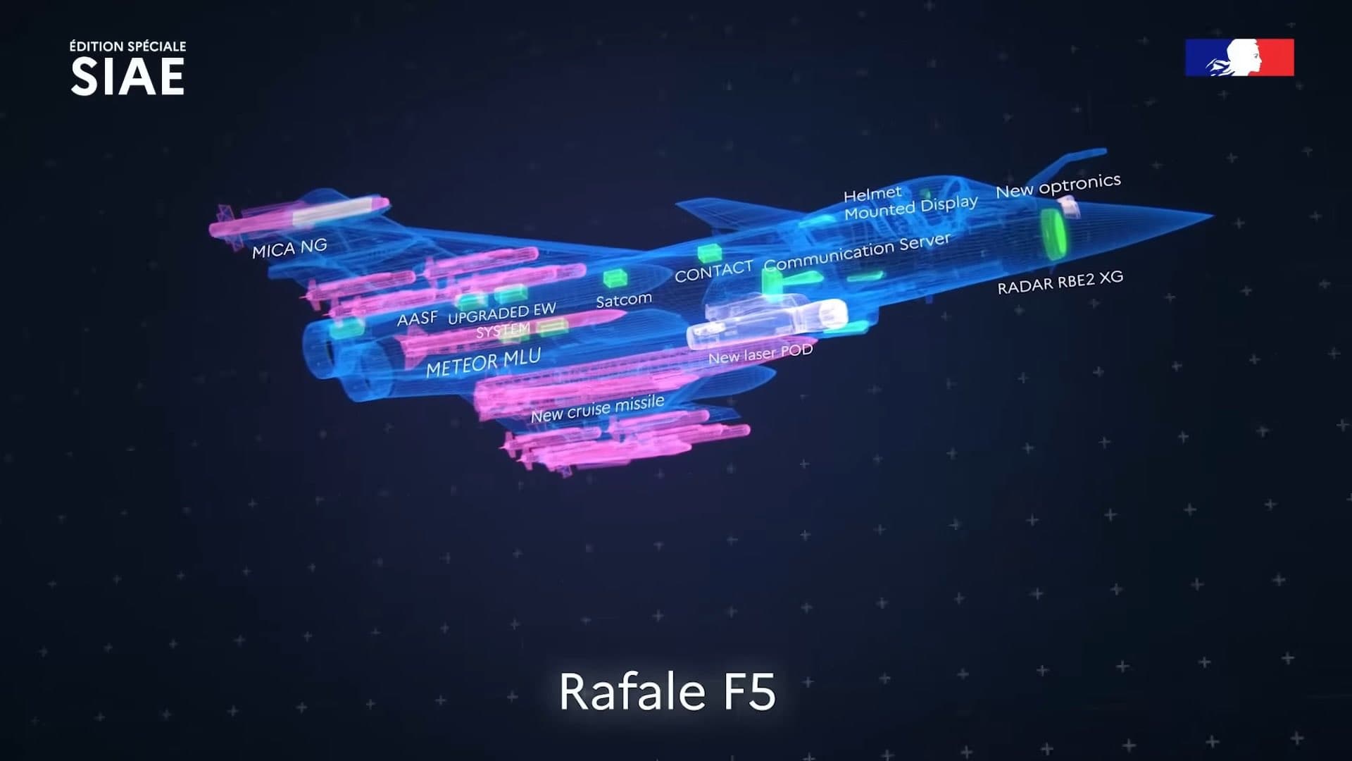 Upgrade for the Rafale F5 fighter jet. Photo credits: DGA