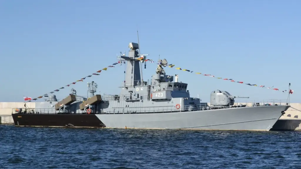 Ракетний катер Grom, озброєний протикорабельними ракетами RBS-15 Mk2. Фото M.Dura