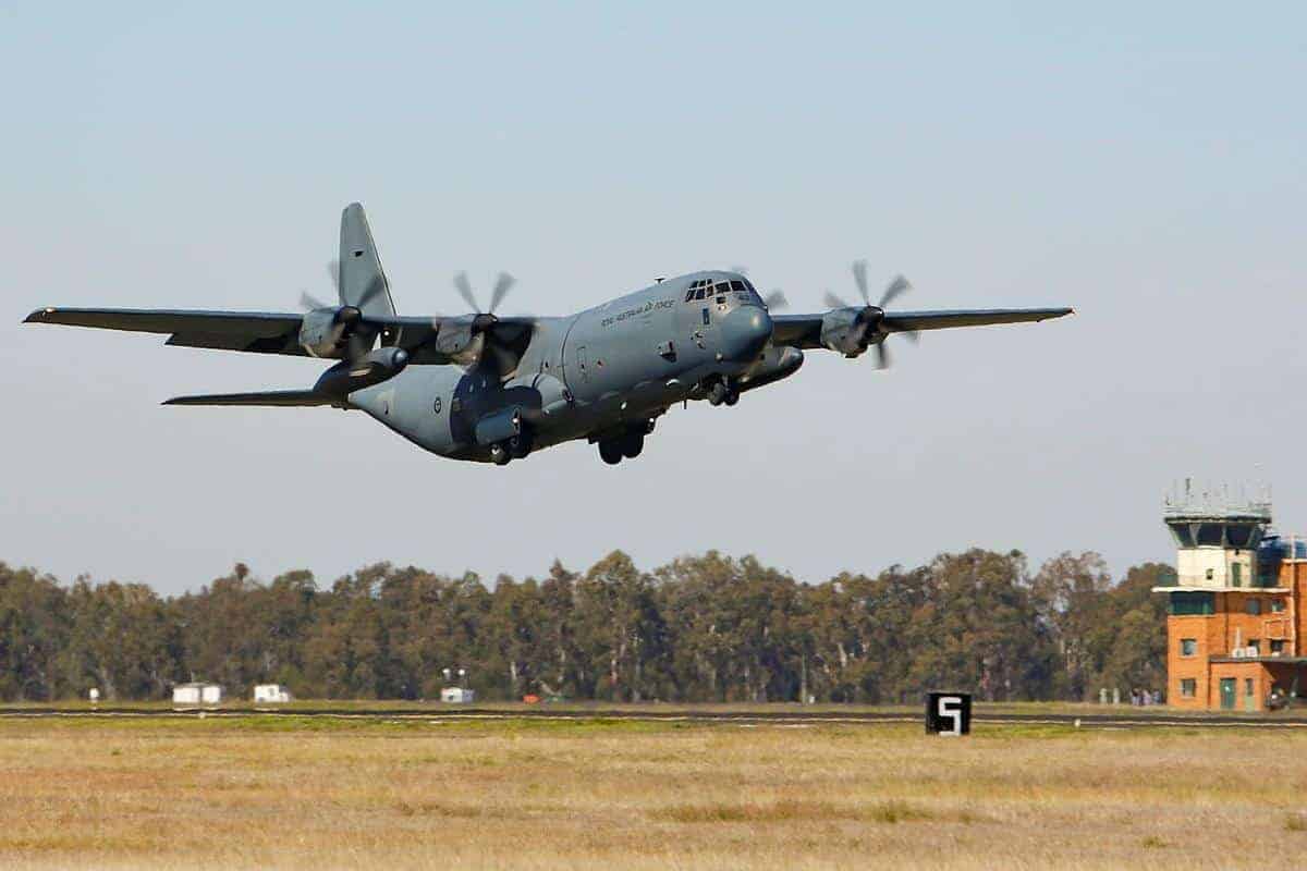 C-130J Super Hercules of the Royal Australian Air Force. Photo credits: RAAF/Corporal Jesse Kane