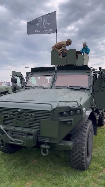 A Sisu GTP 4×4 armored vehicle in the 8th Special Operations Forces Regiment. Photo credits: Andriy Kharuk