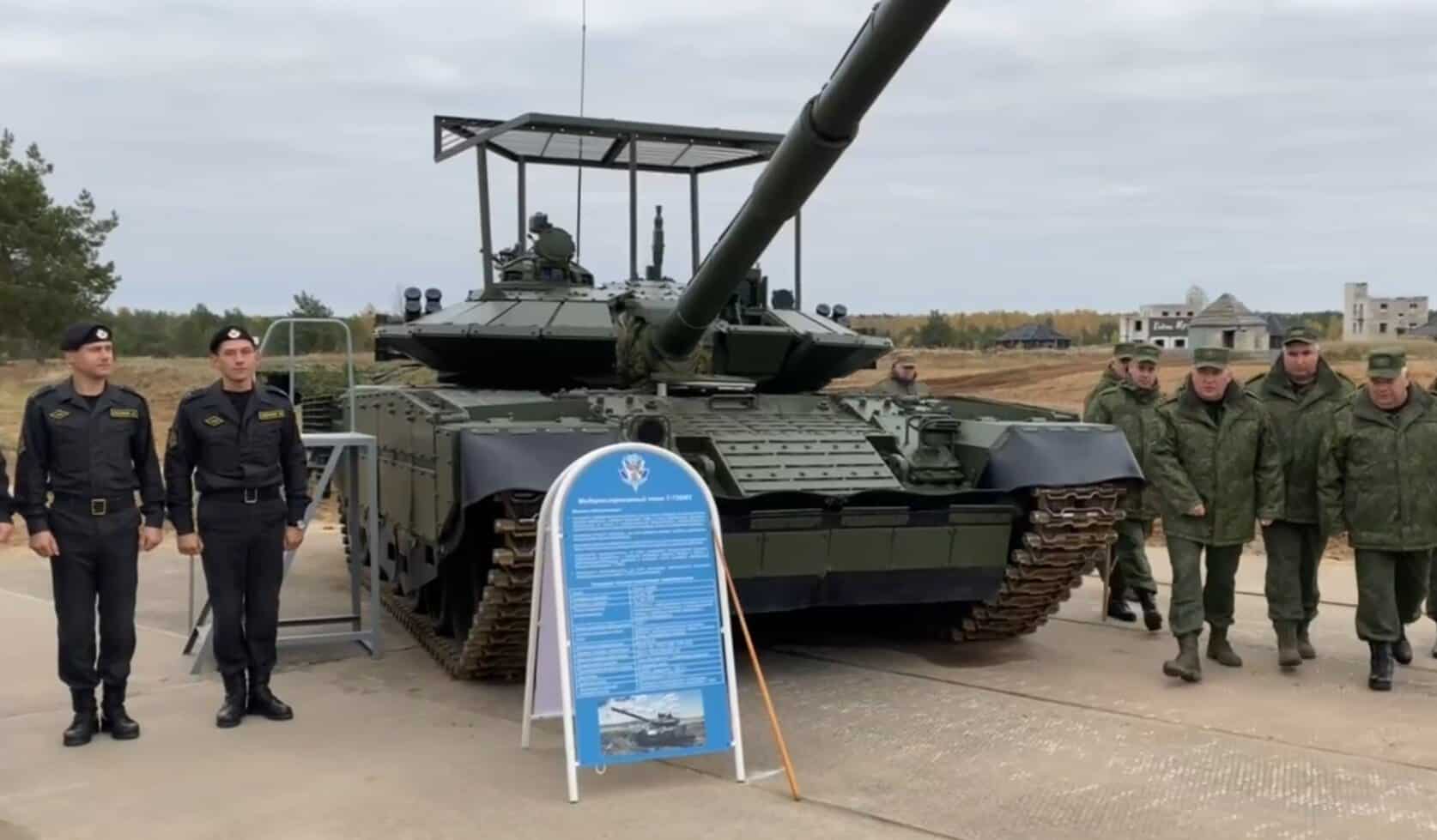 Belarusian modernized T-72BM2 tank. October 2022, Belarus. Photo credits: Ministry of Defense of Belarus