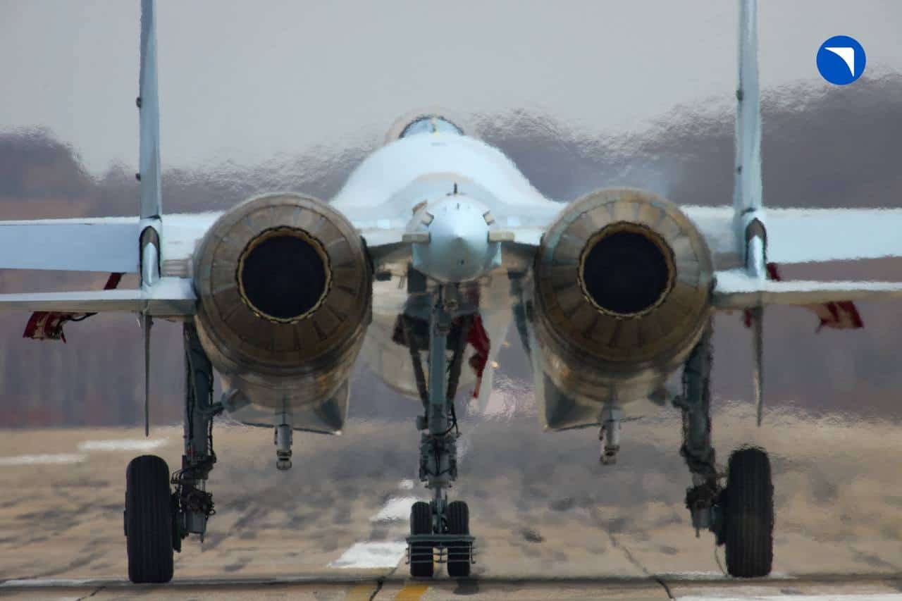 Su-35S fighter jet during the transfer of the Russian Air Force within the 1st batch. Publication dated April 19, 2026. Photo credits: UAC