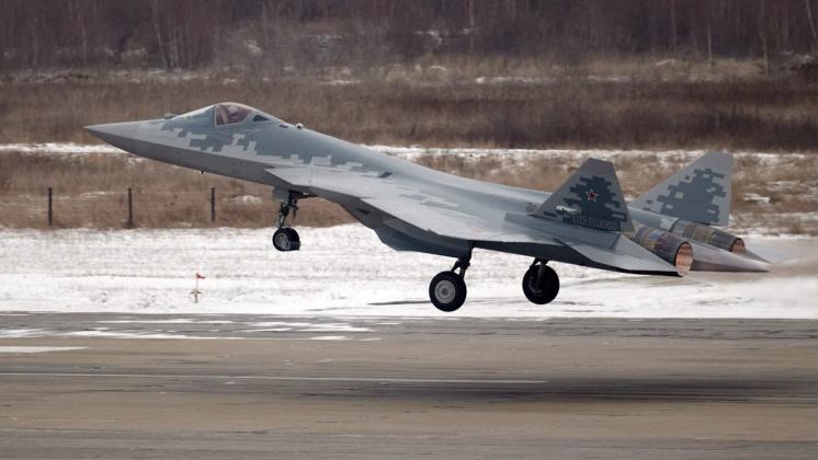 Su-57. Photo credits: MilitaryWatchMagazine