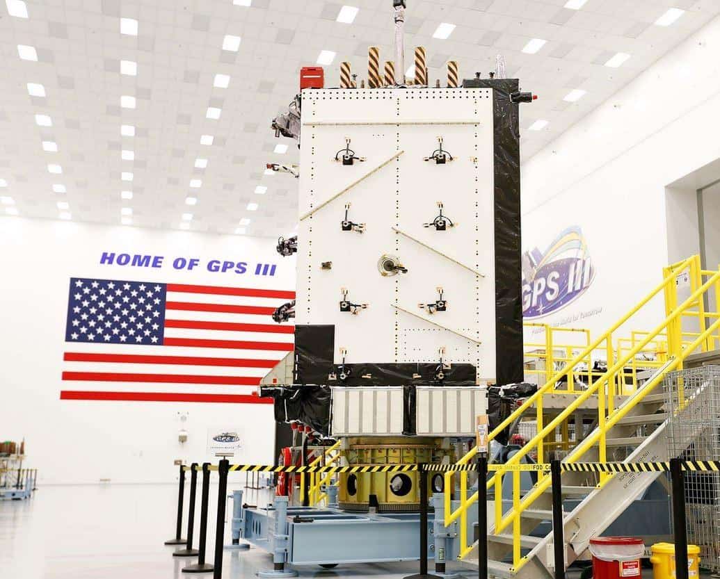 A next-generation GPS satellite. Photo credits: US Space Force