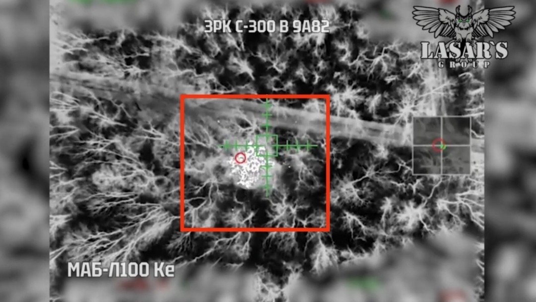 Destruction of the 9A82 launcher of the S-300V air defense system in the Belgorod region. April 2026. Source: Lasar’s Group