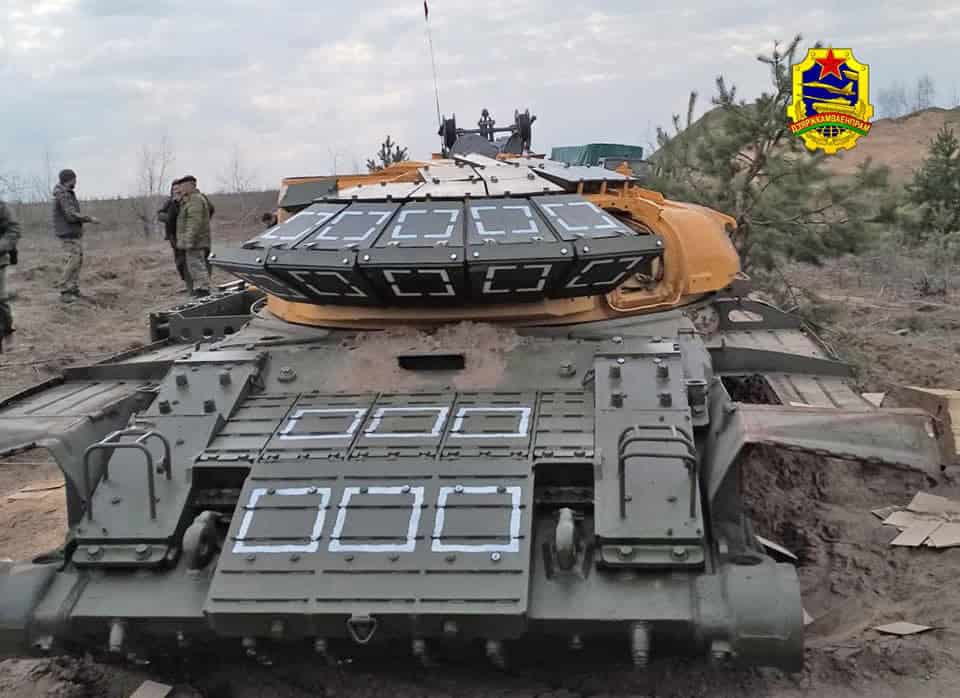 Testing of dynamic protection on the T-72BM2 tank. Photo credits: andrei-bt
