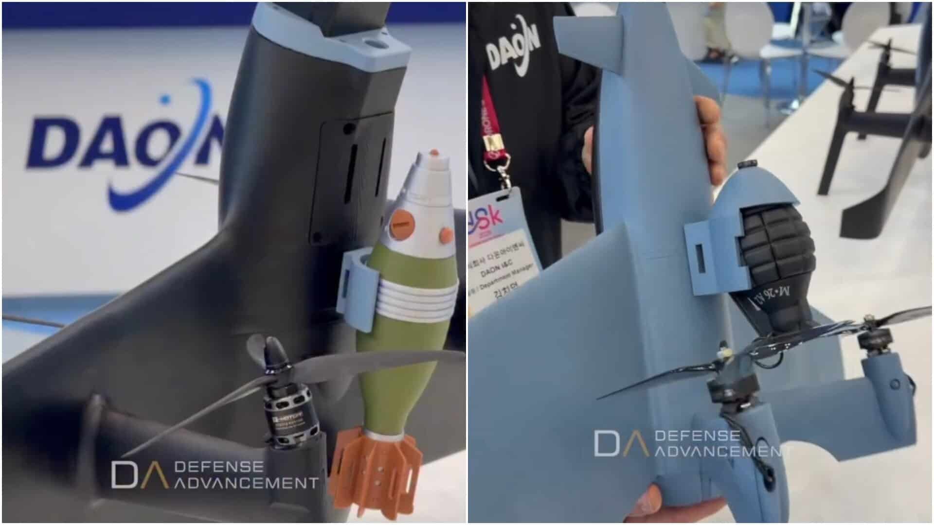 DAON’s drones – the XV1200 and XV600. Source: Defense Advancement