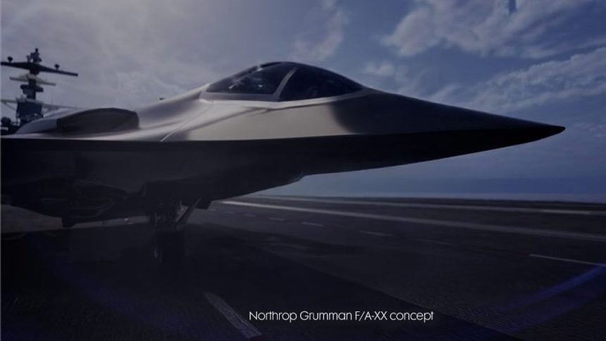The F/A-XX concept. Photo credits: Northrop Grumman