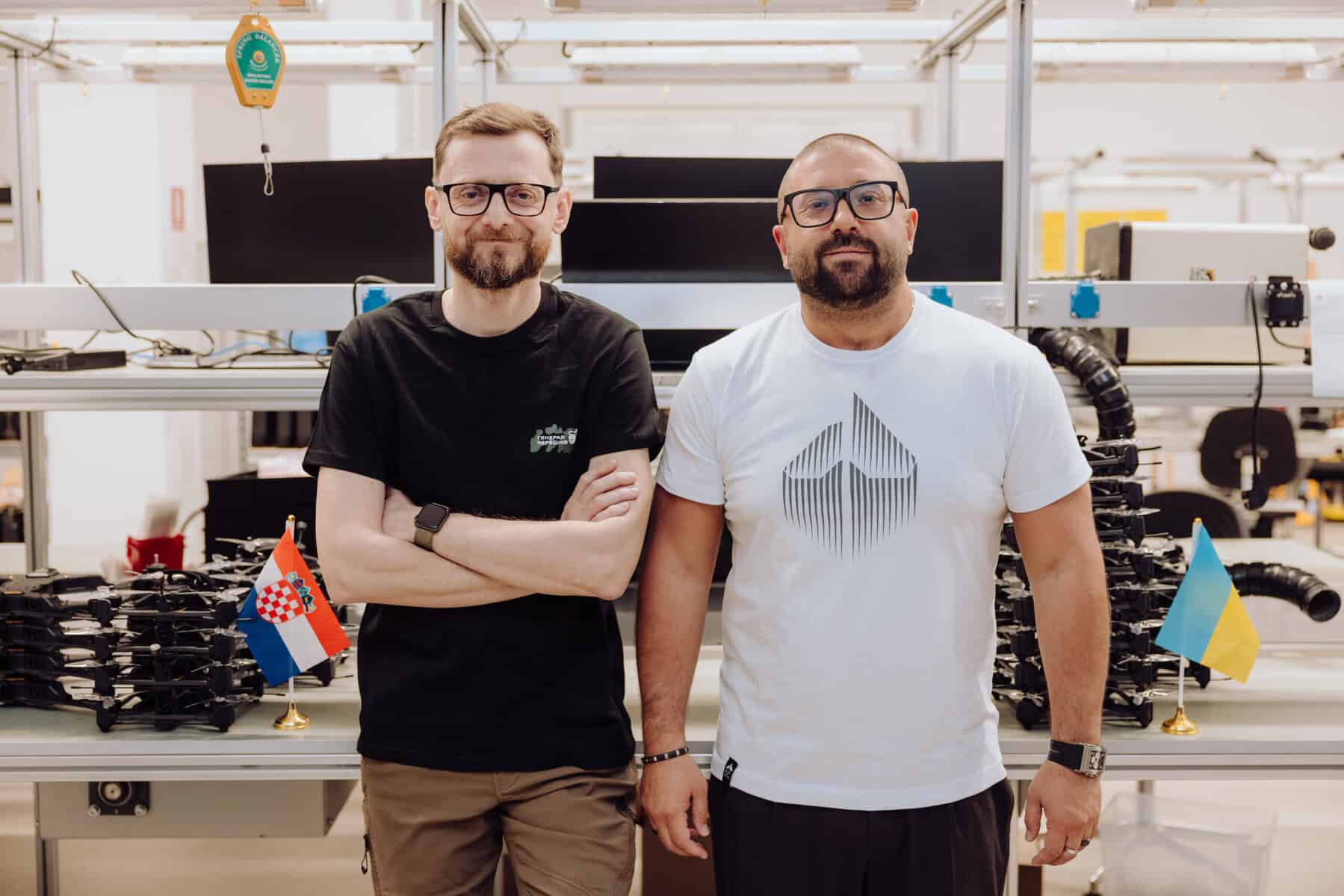 Co-Founder та та CEO ORQA Срджан Ковачевич (зліва) та співзасновник компанії «Генерал Черешня» Ярослав Гришин. Фото від української компанії