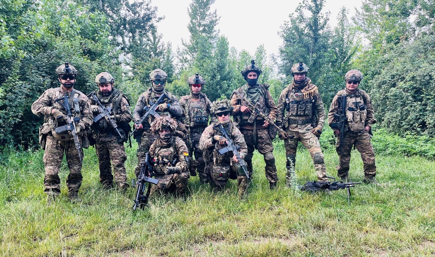 Колумбійські добровольці в Україні. Джерело: Antonio Orozco