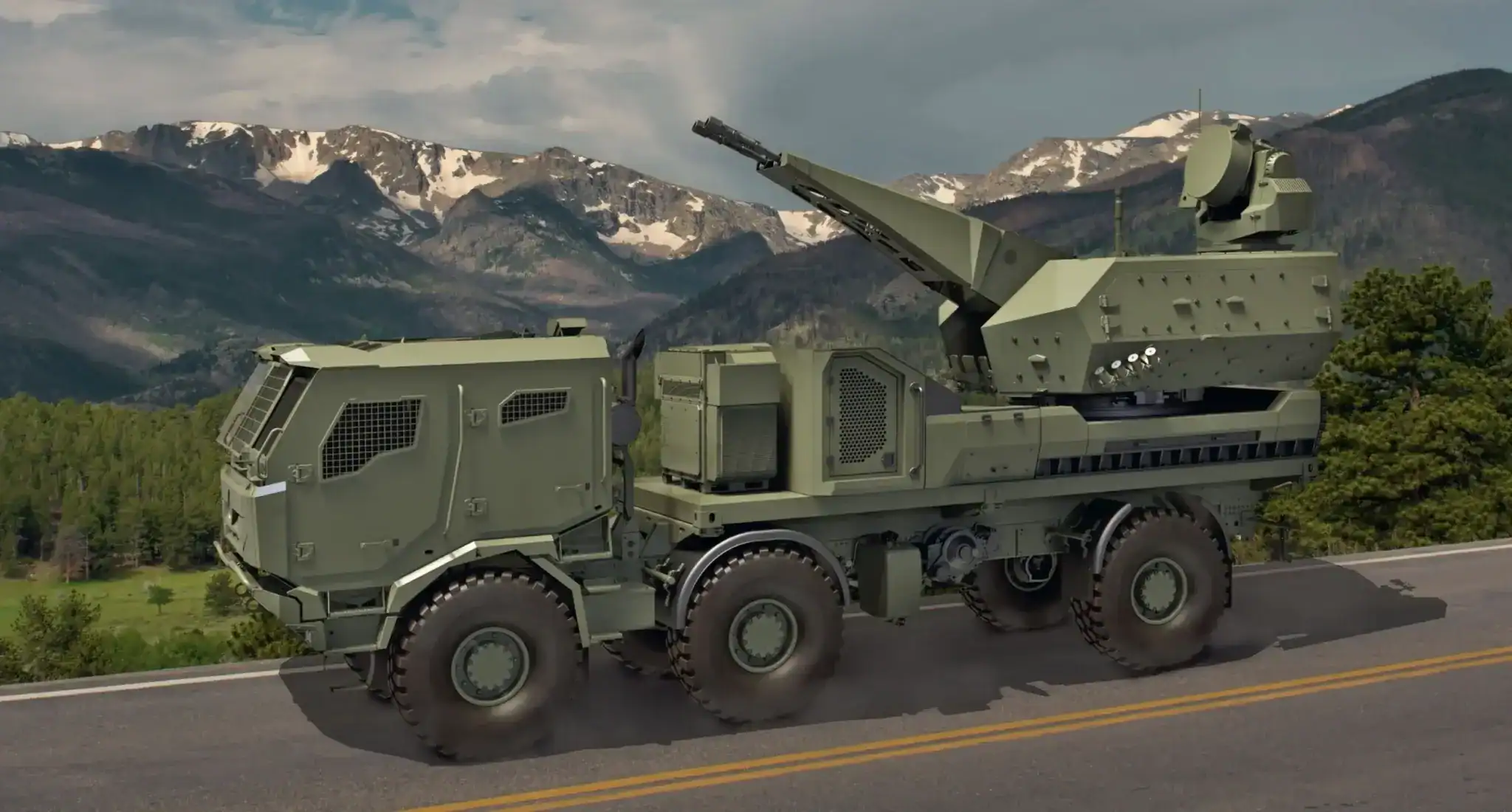 Korkut air defense system on a Tatra Force 6×6 chassis. Photo credits: CSG