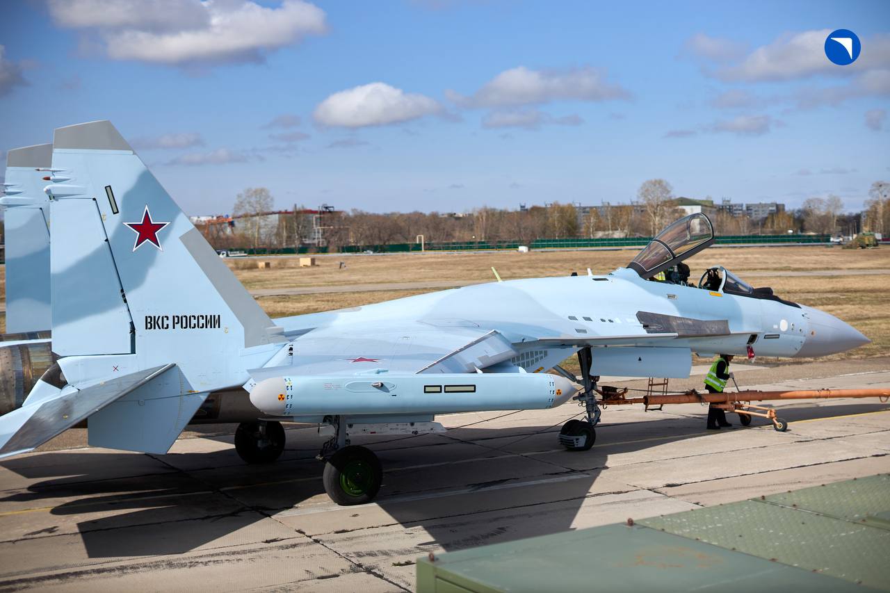 Transfer of the new Su-35S fighter jet to the Russian Aerospace Forces. Photo credits: ROSTECH