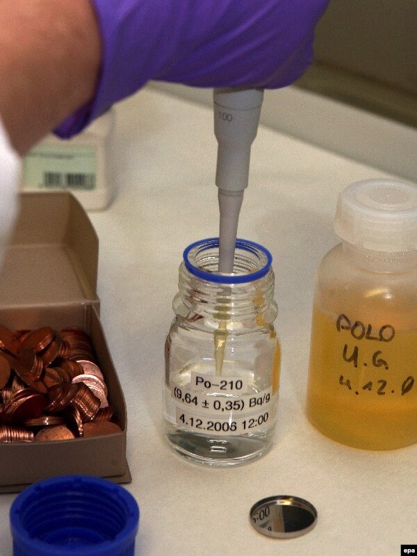 Polonium-210. Source: Radio Free Europe