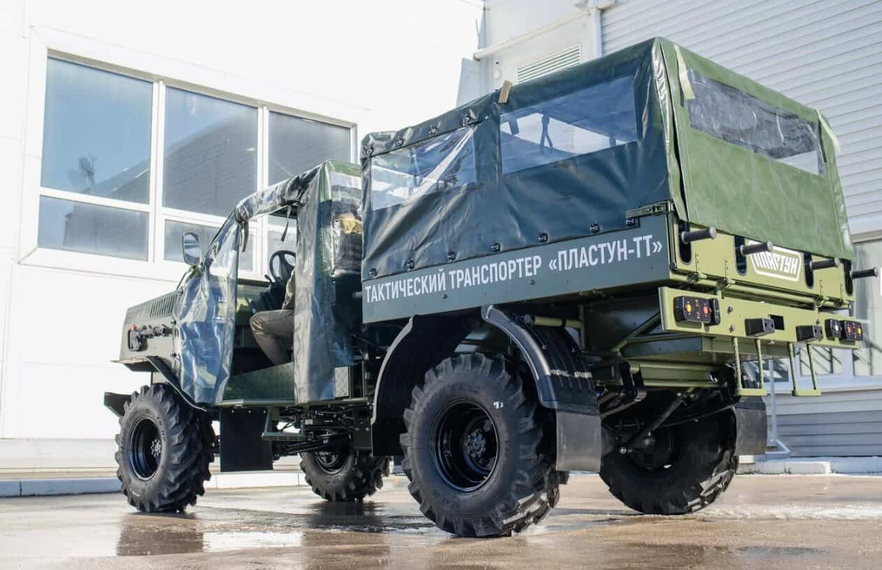 Russian off-road vehicle of the TT series by Plastun. Photo credits: company’s website