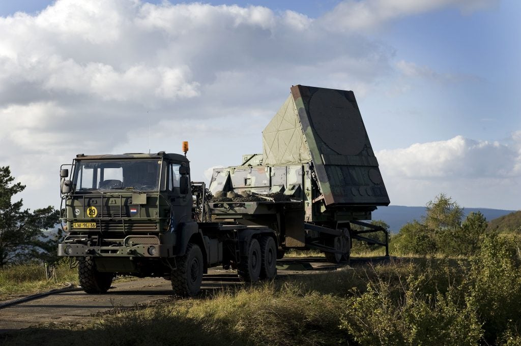 AN/MPQ-53 radar of the Netherlands’ Patriot system. Photo credits: Dutch Ministry of Defense