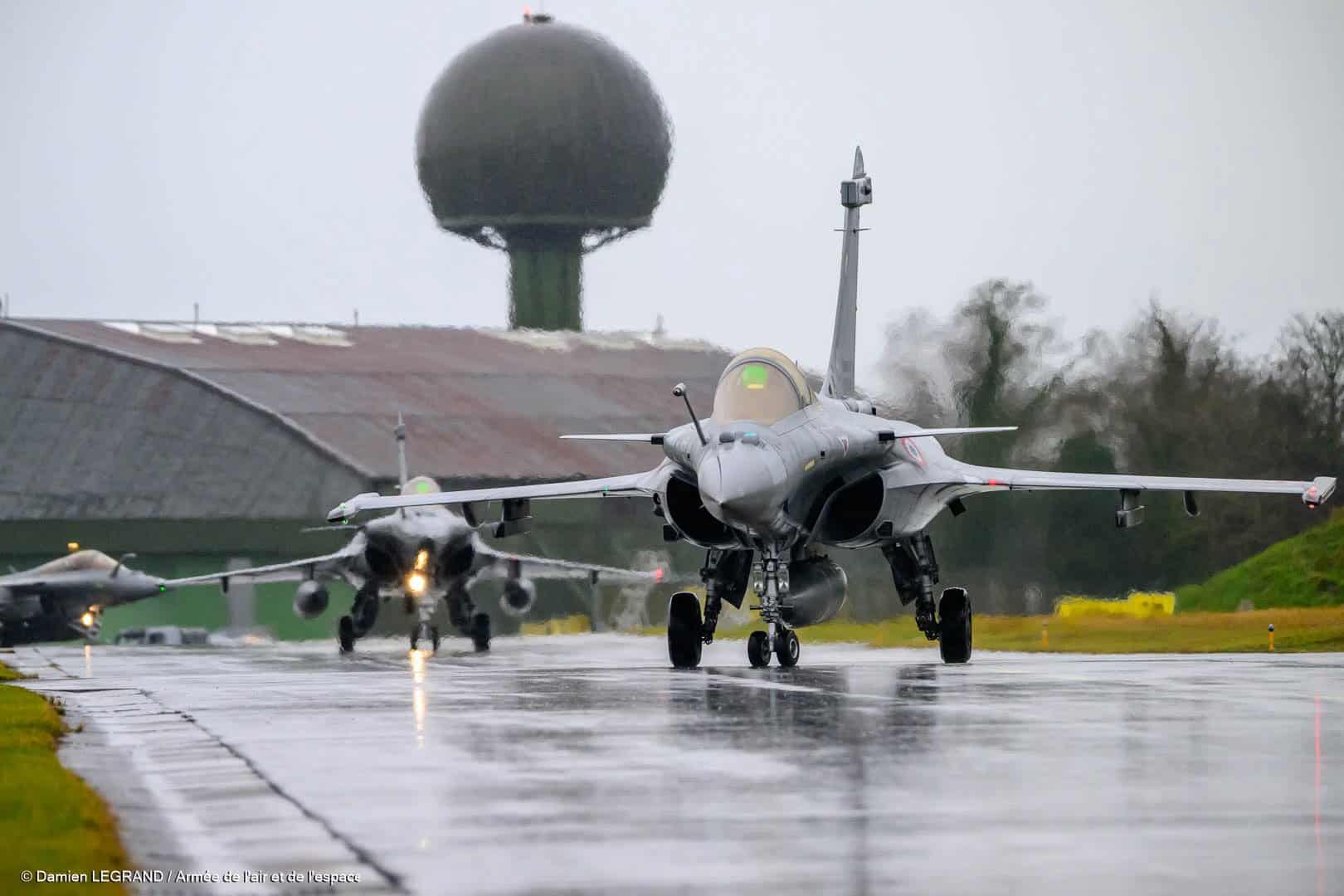 A French Air Force Rafale fighter jet during the Topaz exercise. Jan. 27, 2026. Photo: Armée de l’Air et de l’Espace