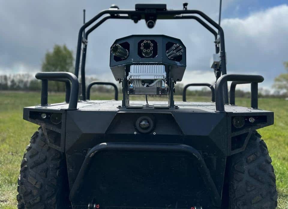 Ratel Robotics Begins Testing Net Launchers on UGVs