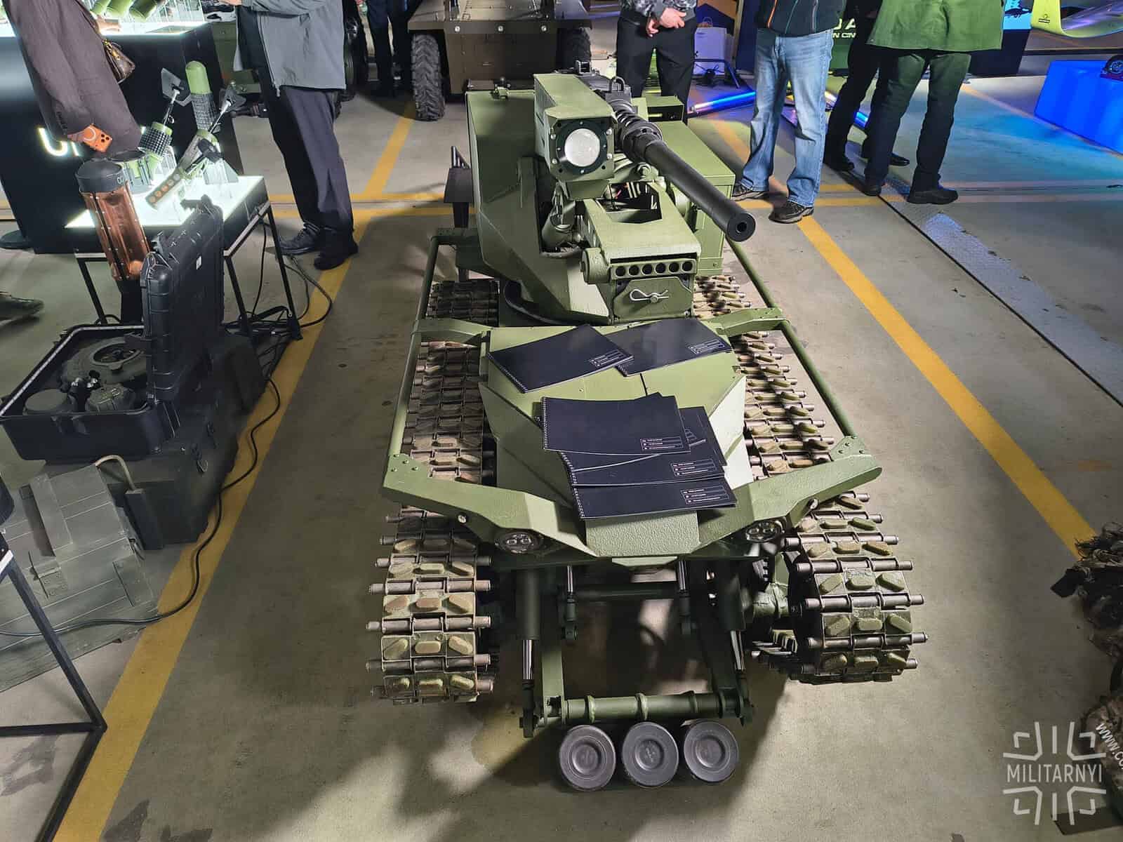 Spider ground-based robotic fire support system. April 20, 2026. Photo credits: Militarnyi