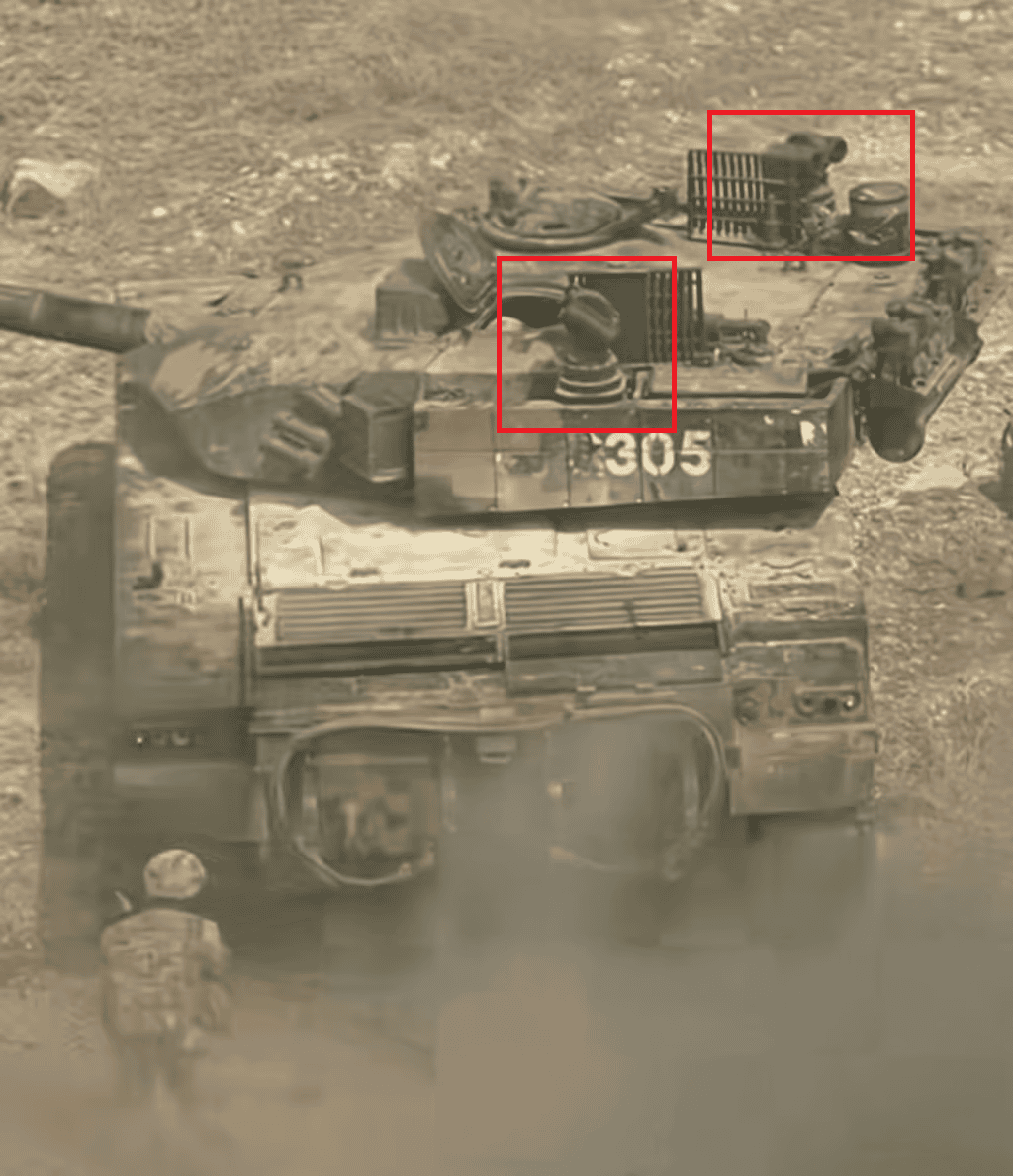 Китайський танк Type 96A із комплексом активного захисту GL-6. 2 квітня 2026 року. Джерело: South China Morning Post