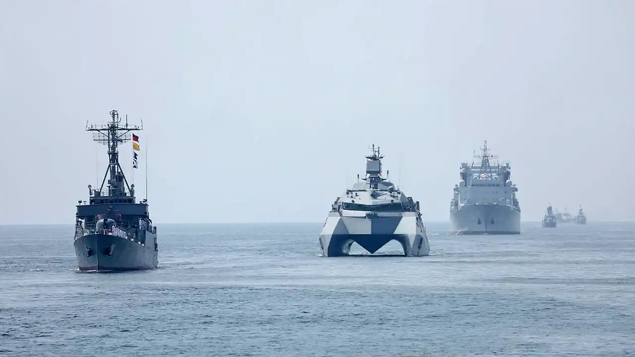 Iranian Navy ships. Photo credits: Getty Images