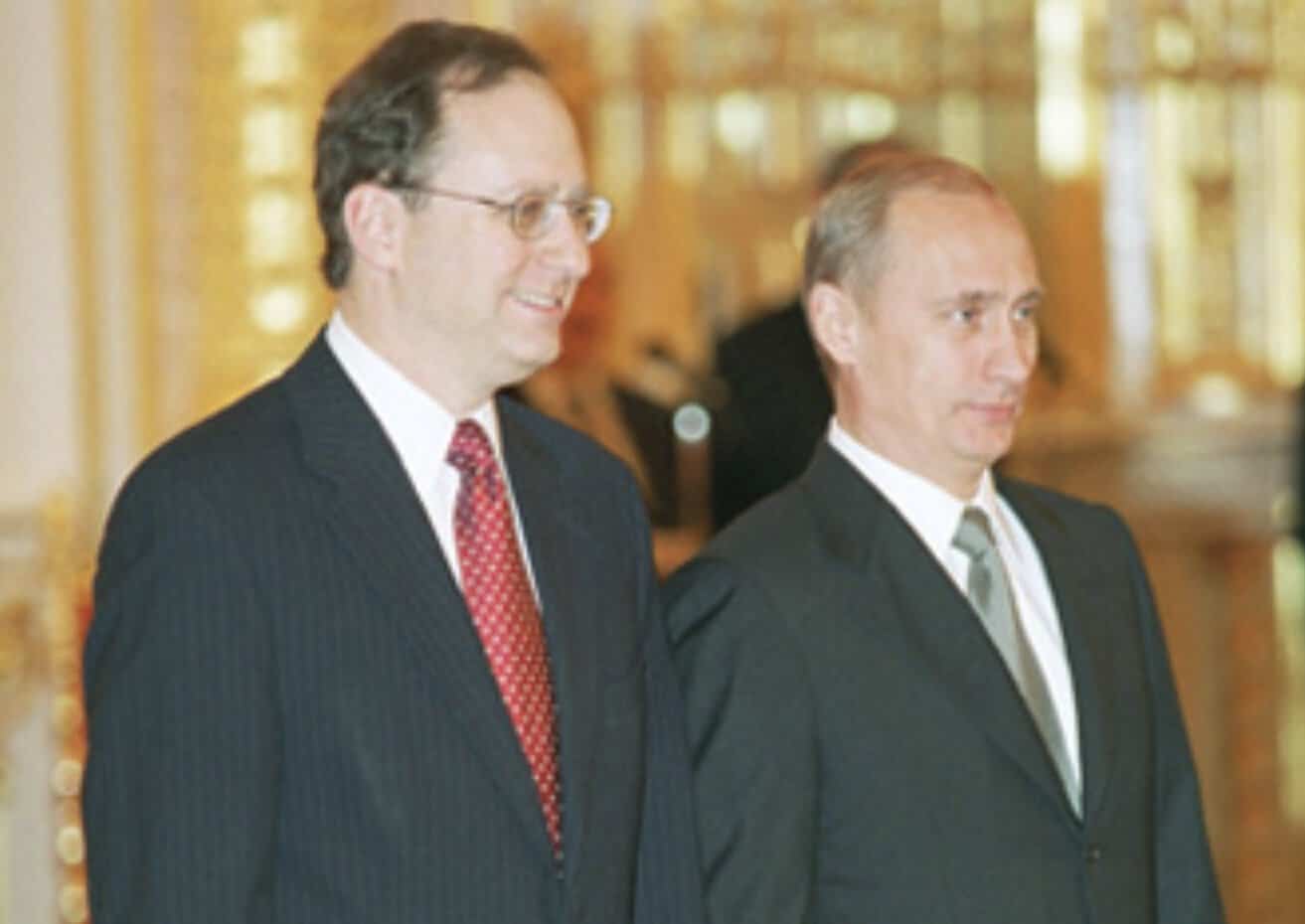 Александр Вершбоу та Володимир Путін. Жовтень 2001 року. Москва, Росія. Джерело: www.kremlin.ru