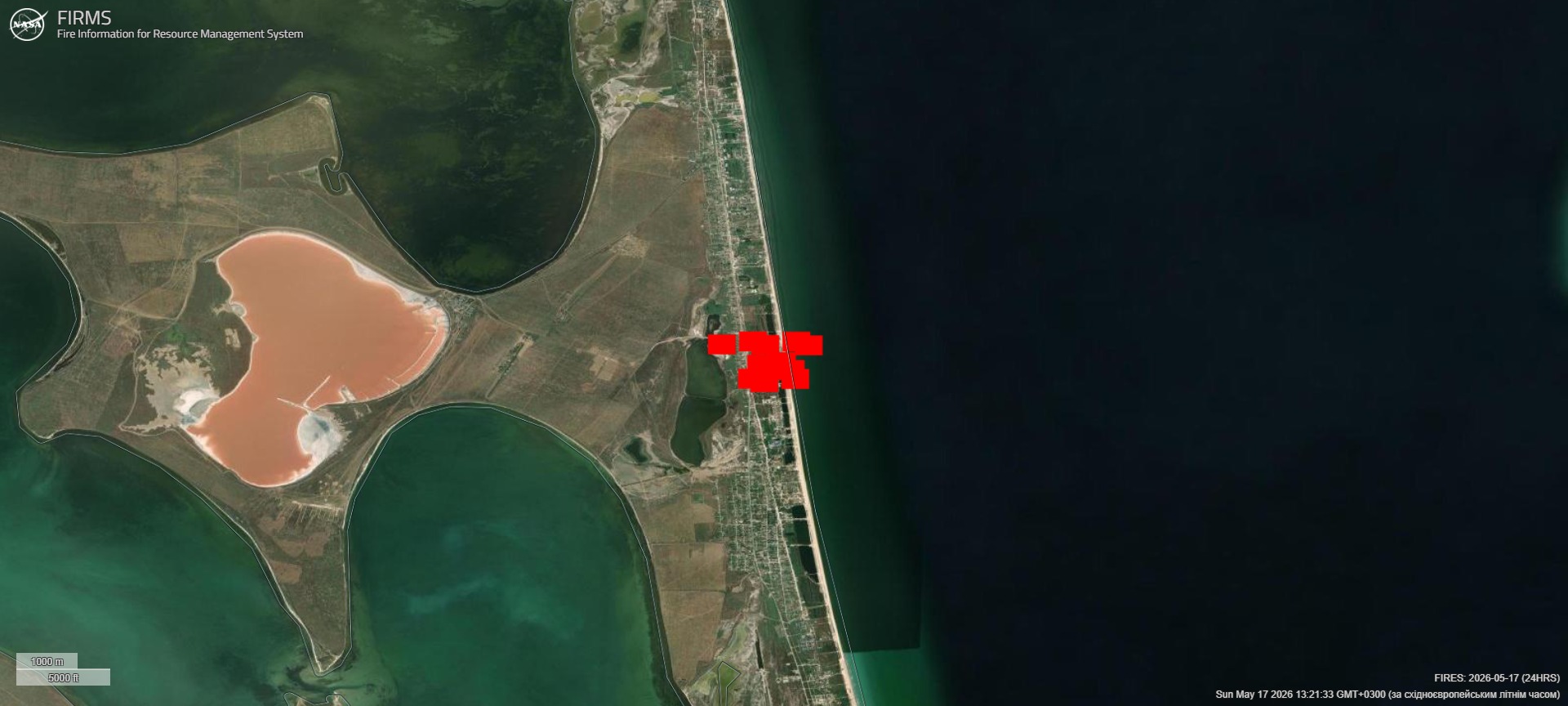 Russian Command Post on Arabat Spit Comes Under Ukrainian Strike