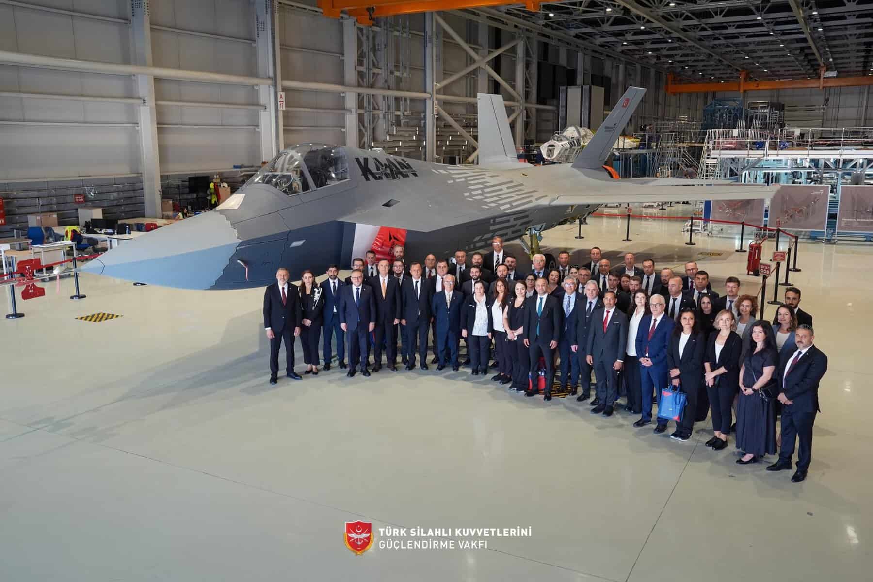 The second prototype of the KAAN. Photo credits: Turkish Defense Agency