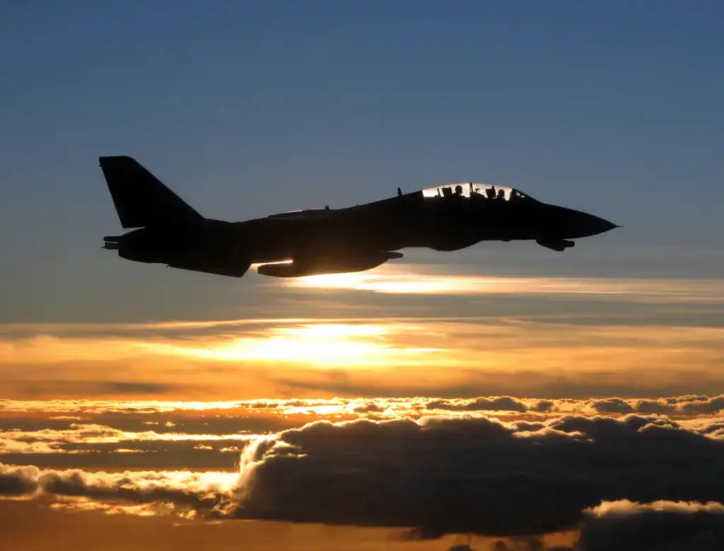 F-14 Tomcat fighter jet. December 4, 2005. Photo credits: Lt. j.g. Scott Timmester, US Navy