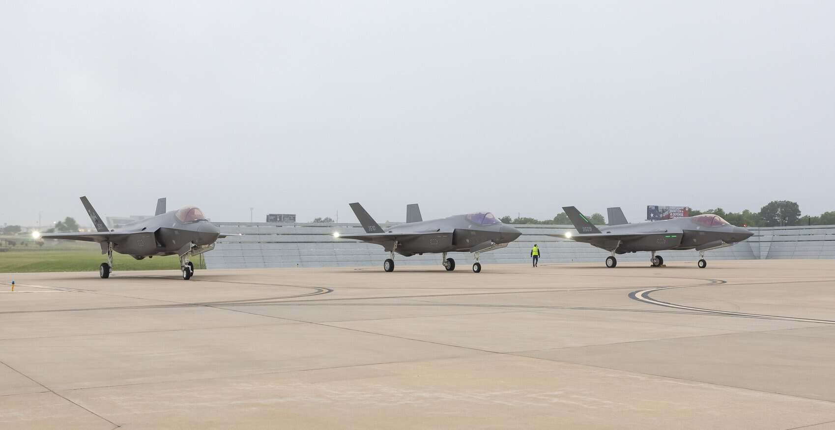 The F-35 fighter jets for the Polish Air Force in the United States, May 20, 2026. Photo credits: Z Obiektywem Obok Munduru