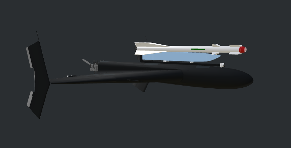 The Geran-2 model of the "E" series with the R-60 missile. Photo credits: Defense Intelligence of Ukraine