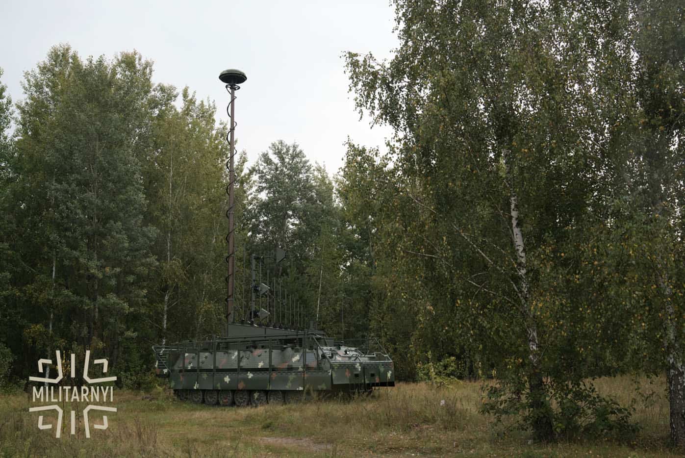 The Mercury armored electronic warfare system from the company Infozahyst. Photo credits: Militarnyi
