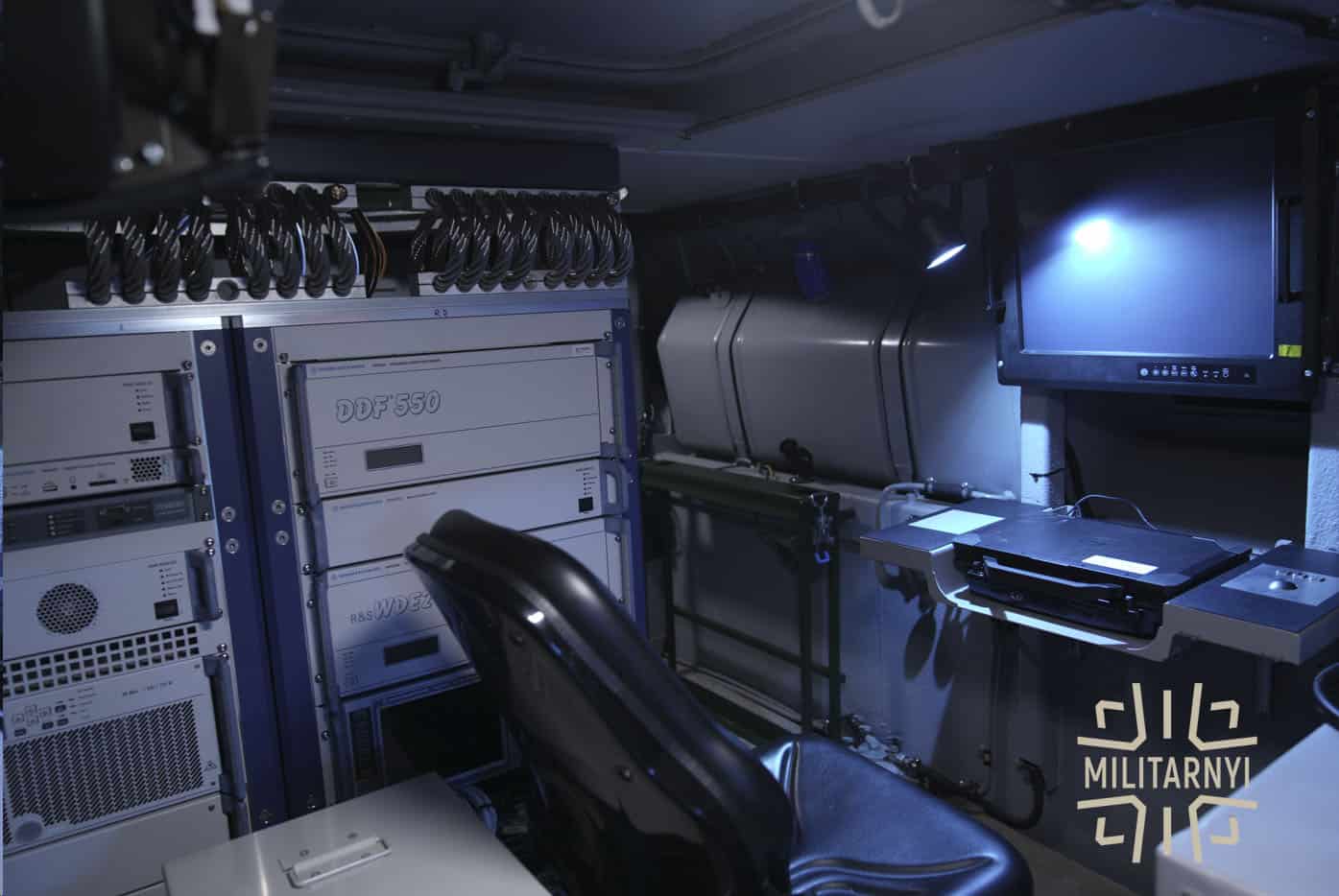 The Mercury armored electronic warfare system from Infozahyst. Photo credits: Militarnyi