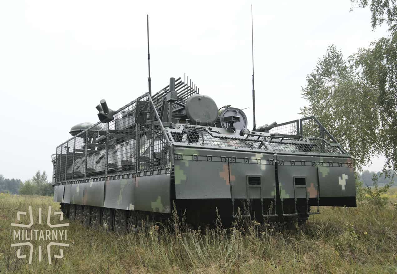 The Mercury armored electronic warfare system from Infozahyst. Photo credits: Militarnyi