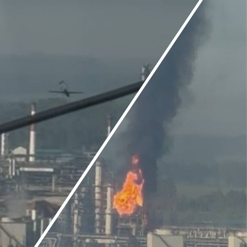 Drones Strike Lukoil Oil Refinery in Kstovo