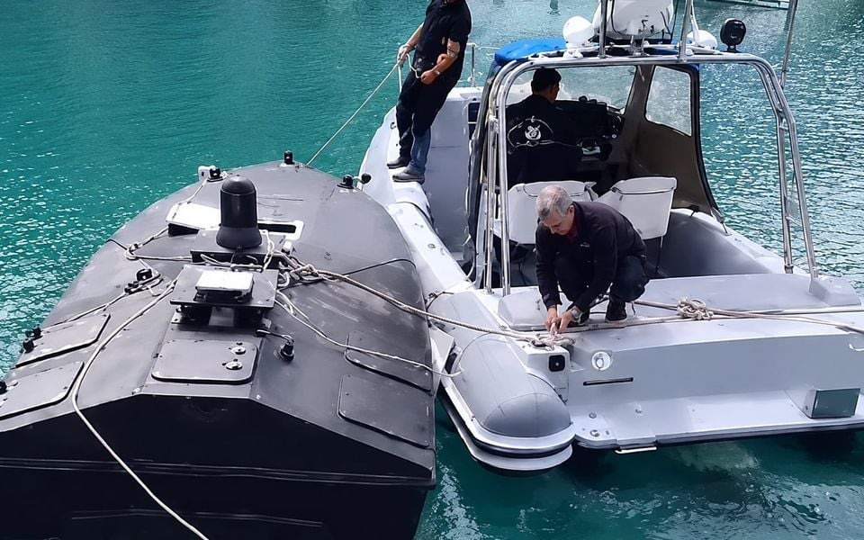 Fishermen in Greece Find Ukrainian Magura Naval Drone