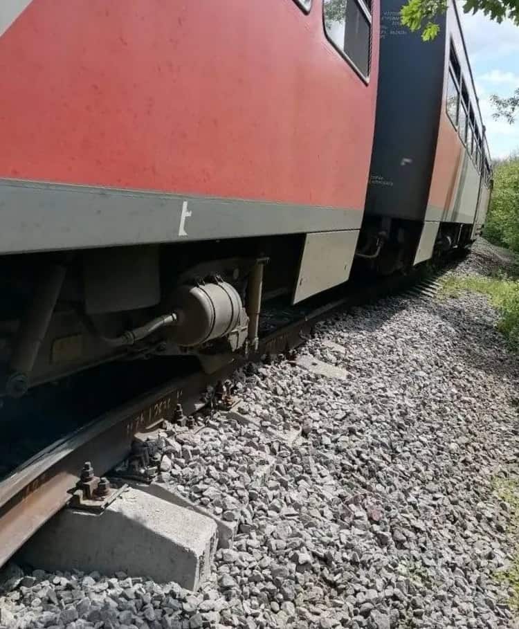 A train derailed in the Belgorod region. Photo credits: ASTRA
