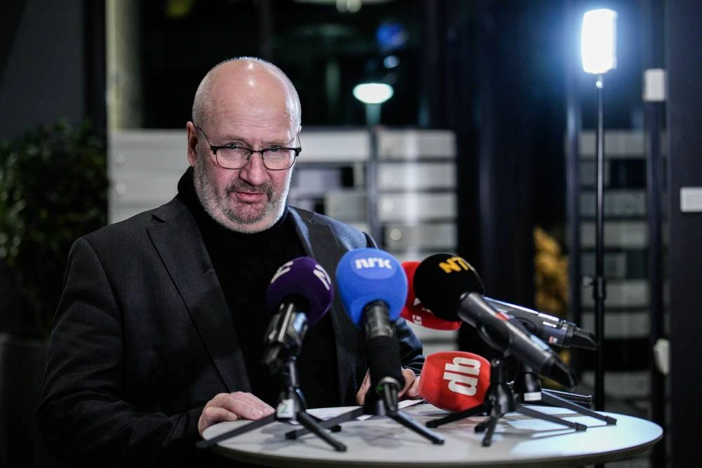 Prosecutor Thomas Blom of the Norwegian Police Security Service (PST). Photo credits: Stian Lysberg Solum, NTB