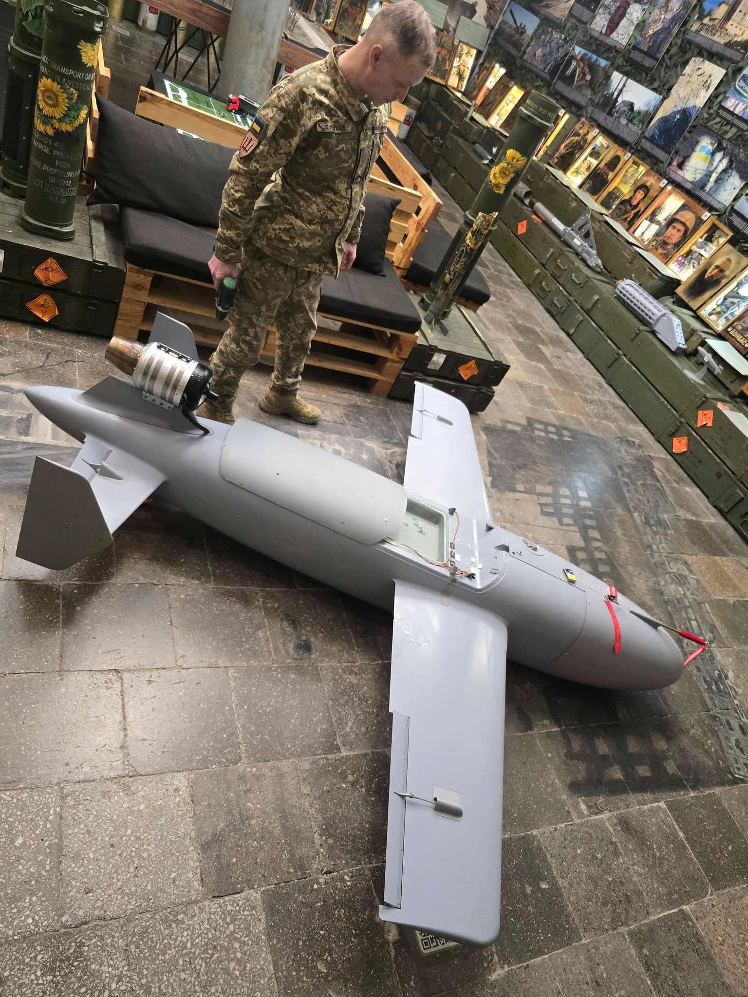 Bars jet-powered UAV. Photo credits: Museum of the Russo-Ukrainian War