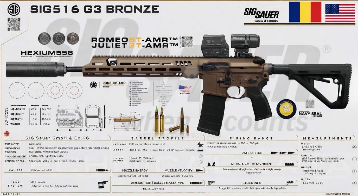 The SIG516 G3 assault rifle. Source: SPARTANAT