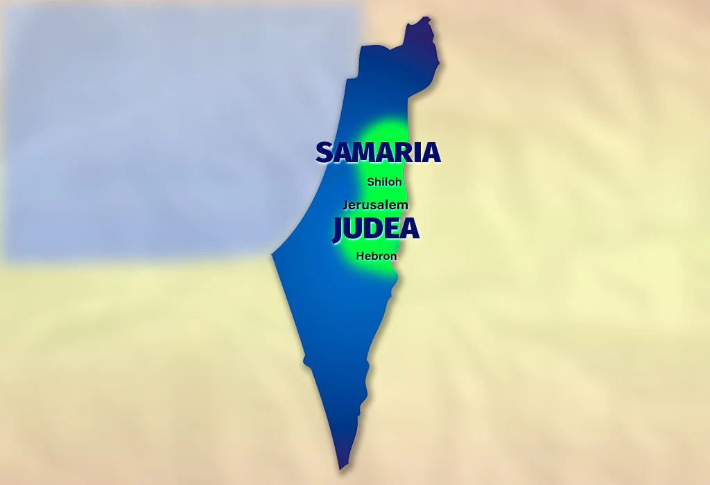 The regions of Samaria and Judea. Source: Blessed Buy Israel