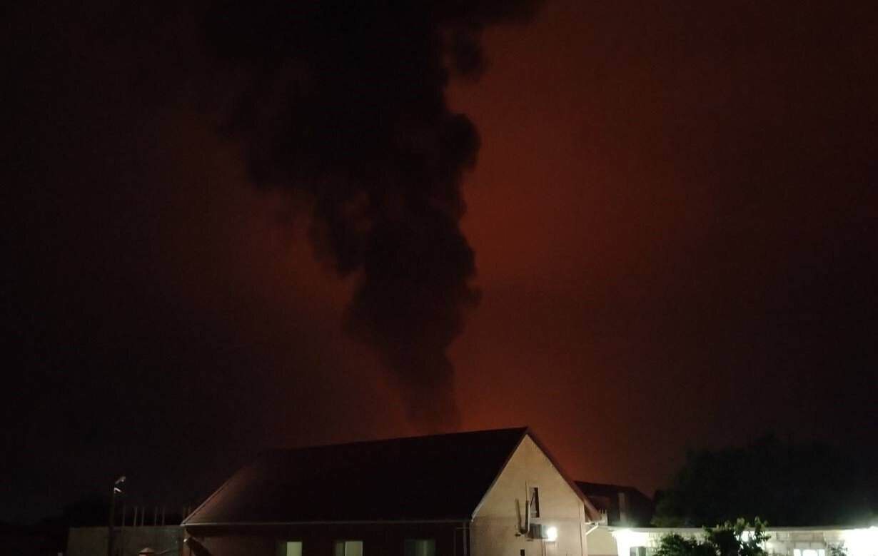 Taganrog Oil Depot Catches Fire After Drone Attack