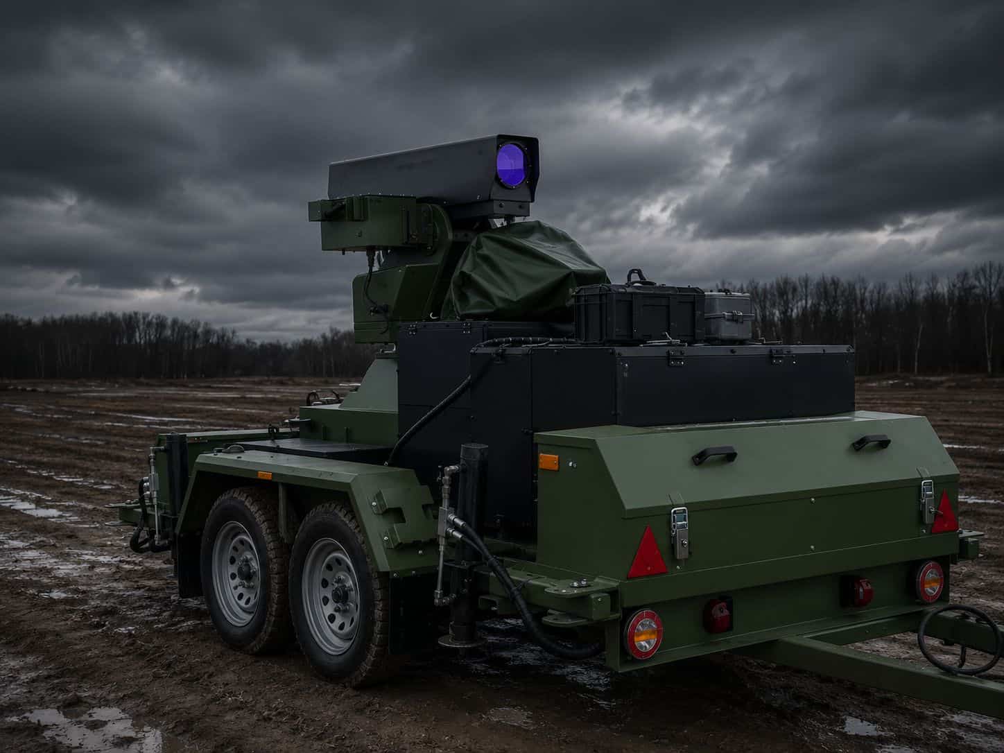 The Tryzub laser system. 2026. Photo credits: Celebra Tech