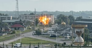 У Грозному безпілотник атакував базу військових РФ